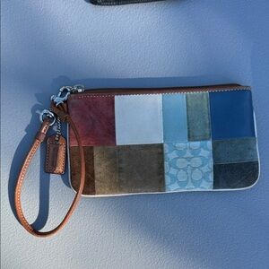 COACH - Patchwork Leather Wristlet